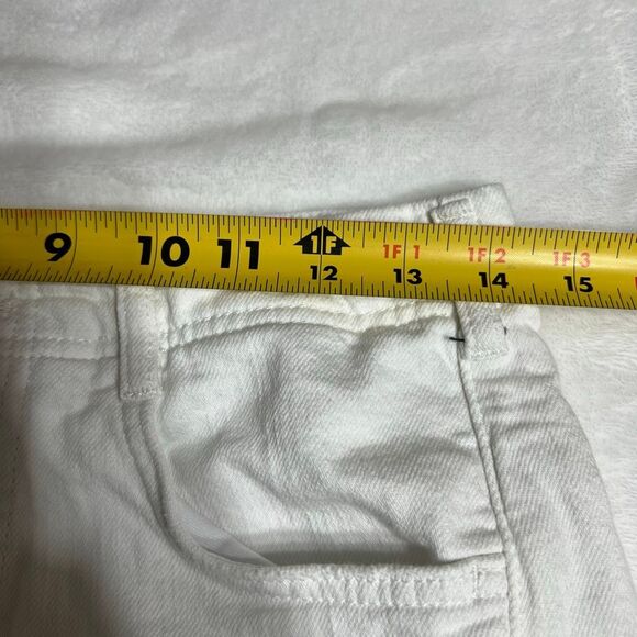 Anthropologie Pilcro The Adi Midrise Flare White Jeans 26 Women - Picture 10 of 12